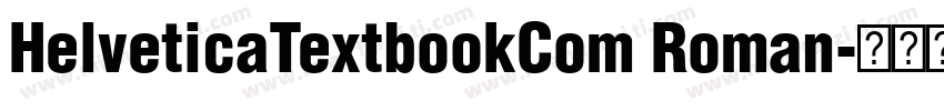 HelveticaTextbookCom Roman字体转换
